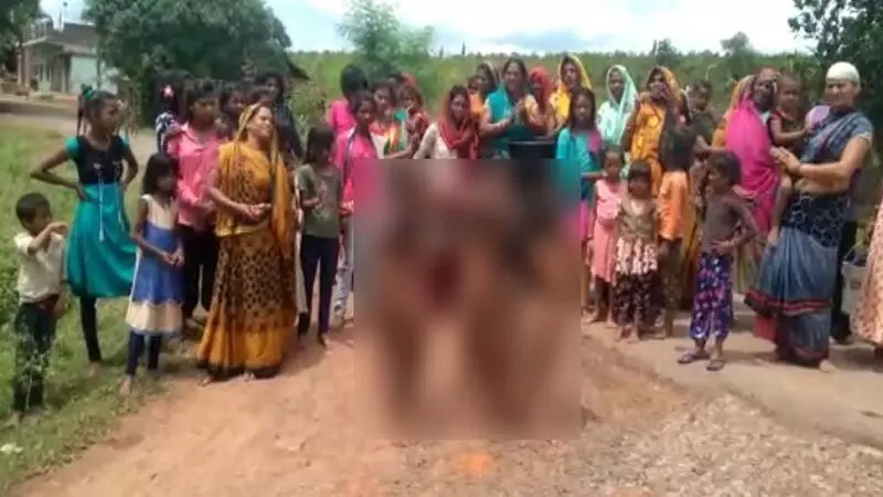 Minor tribal girls paraded naked to bring rain in Madhya Pradeshs Damoh
