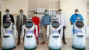 Robots and one tap payment in Rwanda