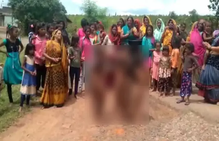 Minor tribal girls paraded naked to bring rain in Madhya Pradeshs Damoh
